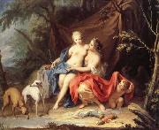 Jacopo Amigoni Jupiter and Callisto Norge oil painting reproduction